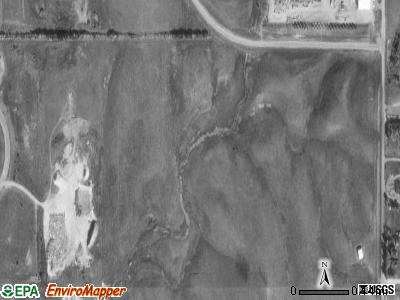 Hay Creek township, North Dakota satellite photo by USGS