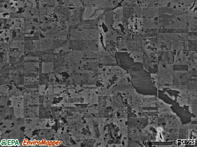 Meadow Lake township, North Dakota satellite photo by USGS