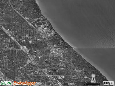 Moraine township, Illinois satellite photo by USGS