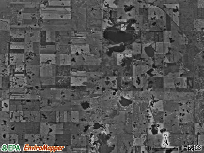 Norma township, North Dakota satellite photo by USGS
