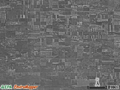 Lone Tree township, North Dakota satellite photo by USGS