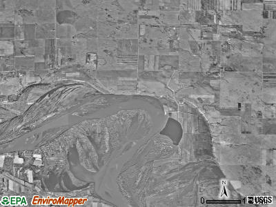 Missouri township, North Dakota satellite photo by USGS