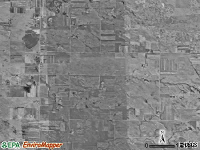 Telfer township, North Dakota satellite photo by USGS