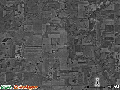 Montpelier township, North Dakota satellite photo by USGS