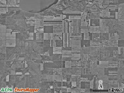Tell township, North Dakota satellite photo by USGS