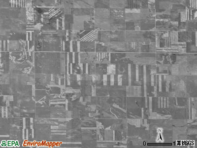 Steiner township, North Dakota satellite photo by USGS