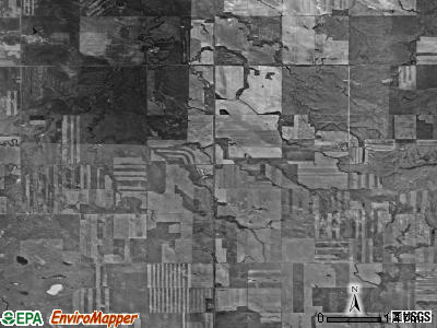 Moord township, North Dakota satellite photo by USGS