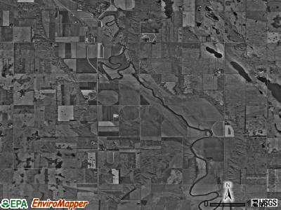 Grand Rapids township, North Dakota satellite photo by USGS