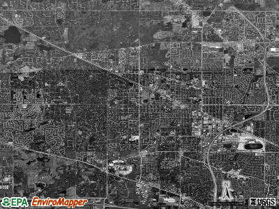 Palatine township, Illinois satellite photo by USGS