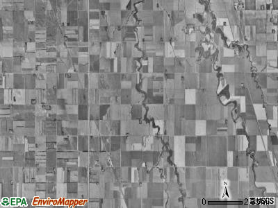 Abercrombie township, North Dakota satellite photo by USGS