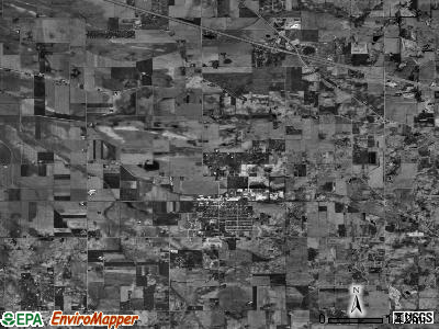 Hampshire township, Illinois satellite photo by USGS