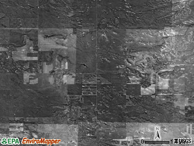 Harper township, North Dakota satellite photo by USGS