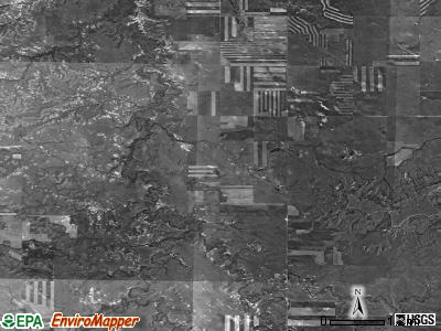 Slope Center township, North Dakota satellite photo by USGS