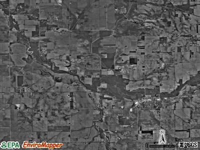 Franklin township, Illinois satellite photo by USGS
