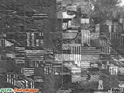 Sheets township, North Dakota satellite photo by USGS
