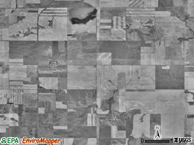 Ashby township, North Dakota satellite photo by USGS