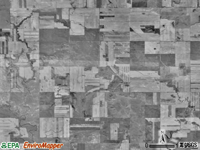 Maine township, North Dakota satellite photo by USGS