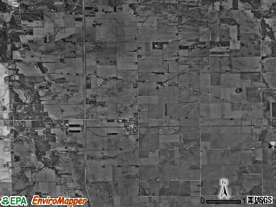 Monroe township, Illinois satellite photo by USGS