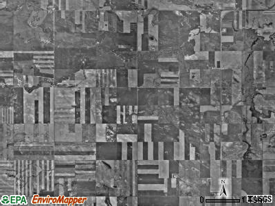 Stillwater township, North Dakota satellite photo by USGS