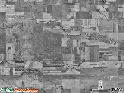 Taylor Butte township, North Dakota satellite photo by USGS