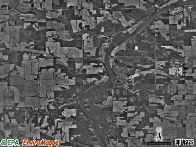Rockvale township, Illinois satellite photo by USGS