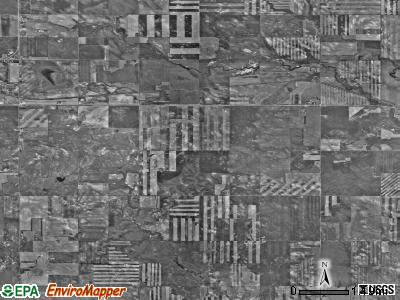 Talbot township, North Dakota satellite photo by USGS