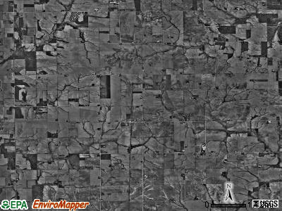 Lincoln township, Illinois satellite photo by USGS
