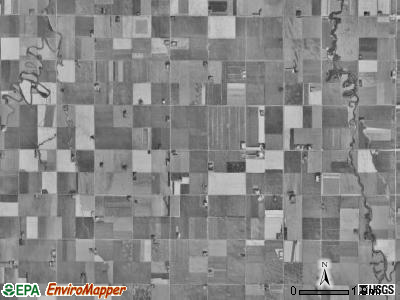 Summit township, North Dakota satellite photo by USGS