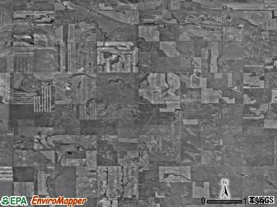 Gascoyne township, North Dakota satellite photo by USGS
