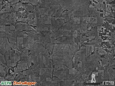 Rock Creek-Lima township, Illinois satellite photo by USGS