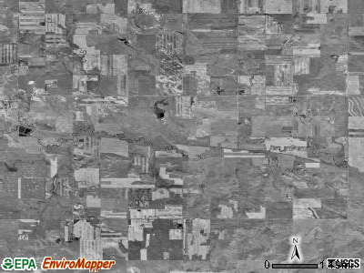 Scott township, North Dakota satellite photo by USGS