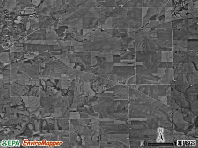 Salem township, Illinois satellite photo by USGS