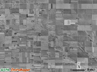 LaMars township, North Dakota satellite photo by USGS