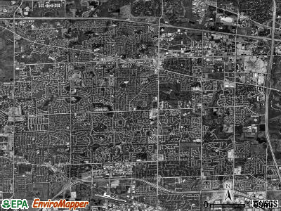 Schaumburg township, Illinois satellite photo by USGS