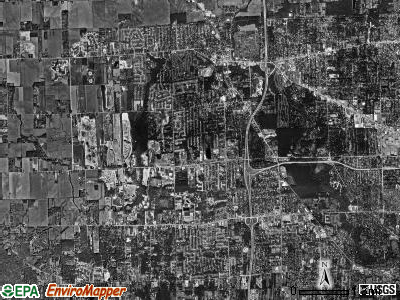 Sylvania township, Ohio satellite photo by USGS