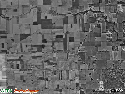 Richfield township, Ohio satellite photo by USGS