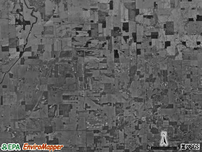 Chesterfield township, Ohio satellite photo by USGS