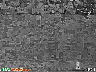 Northwest township, Ohio satellite photo by USGS