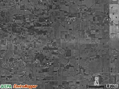 Pike township, Ohio satellite photo by USGS