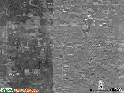 Montville township, Ohio satellite photo by USGS