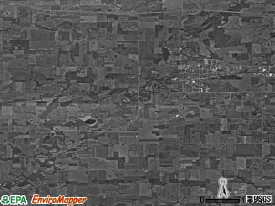Superior township, Ohio satellite photo by USGS