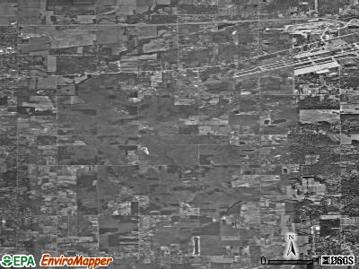 Swanton township, Ohio satellite photo by USGS