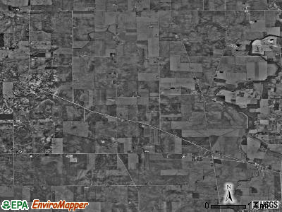 Mayfield township, Illinois satellite photo by USGS