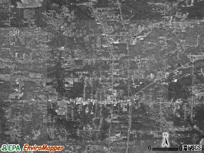 Chester township, Ohio satellite photo by USGS