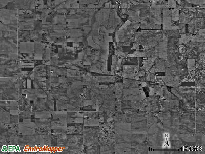 South Grove township, Illinois satellite photo by USGS