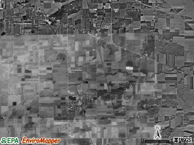 Troy township, Ohio satellite photo by USGS