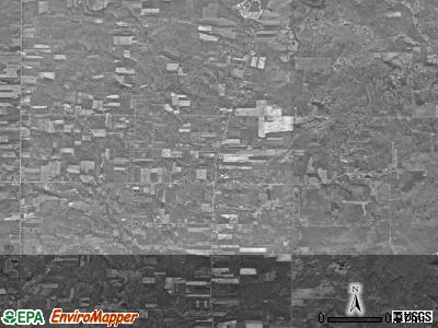 Mesopotamia township, Ohio satellite photo by USGS