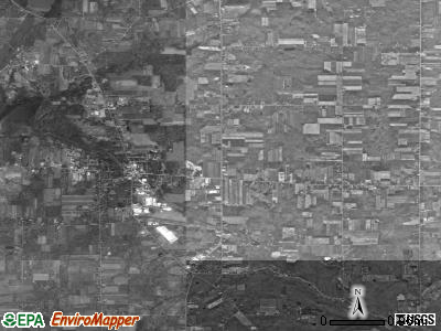 Middlefield township, Ohio satellite photo by USGS