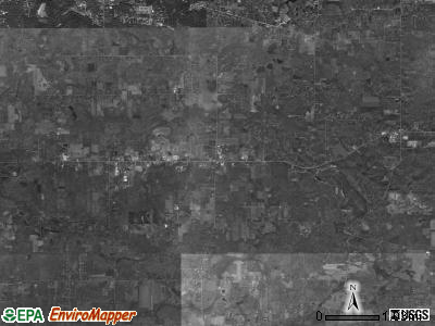 Newbury township, Ohio satellite photo by USGS