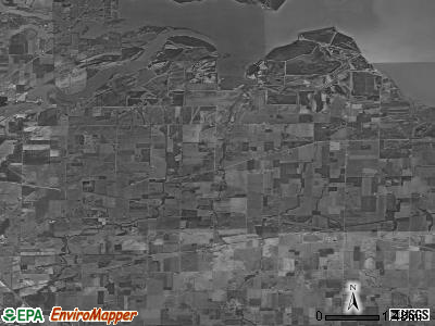 Riley township, Ohio satellite photo by USGS